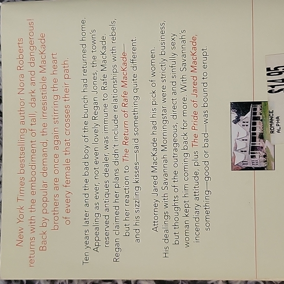Nora Roberts, Rafer and Jared The MacKade Brothers 💞 - Picture 2 of 2